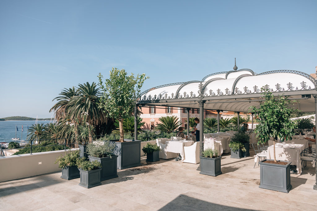 Luxury wedding venue hvar