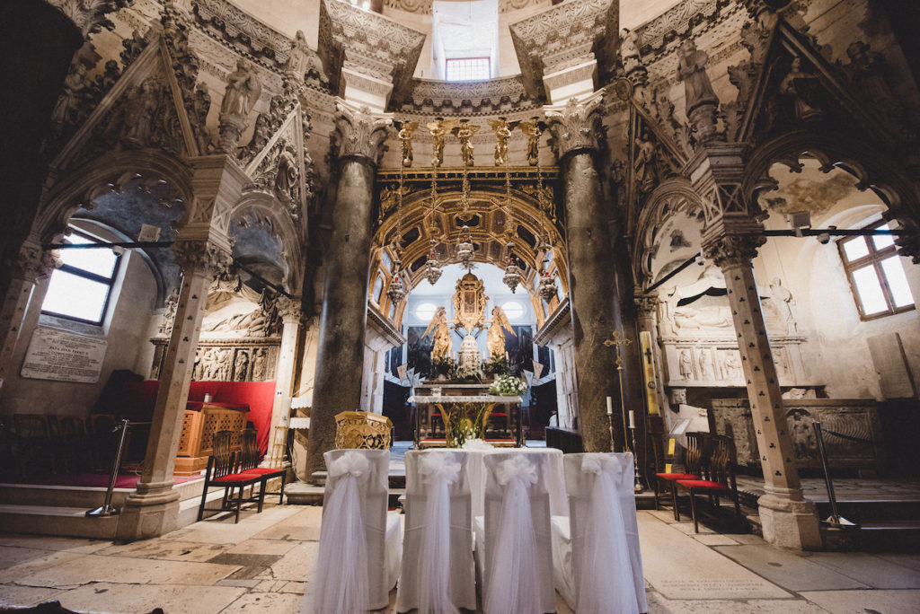 split weddings croatia church