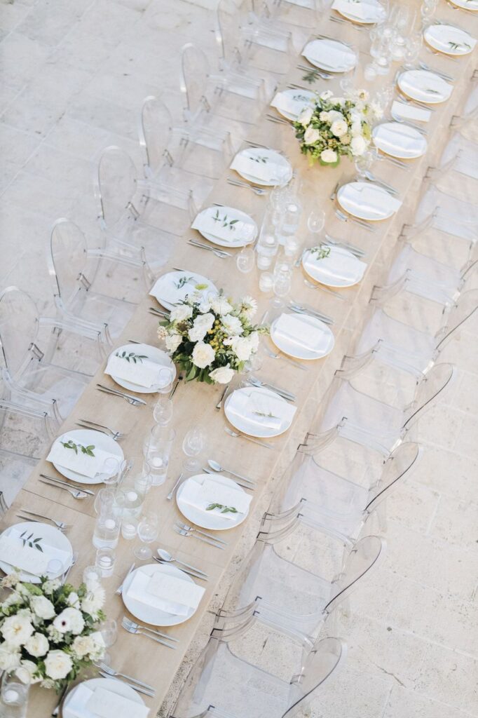Hvar Fortress Wedding Decor