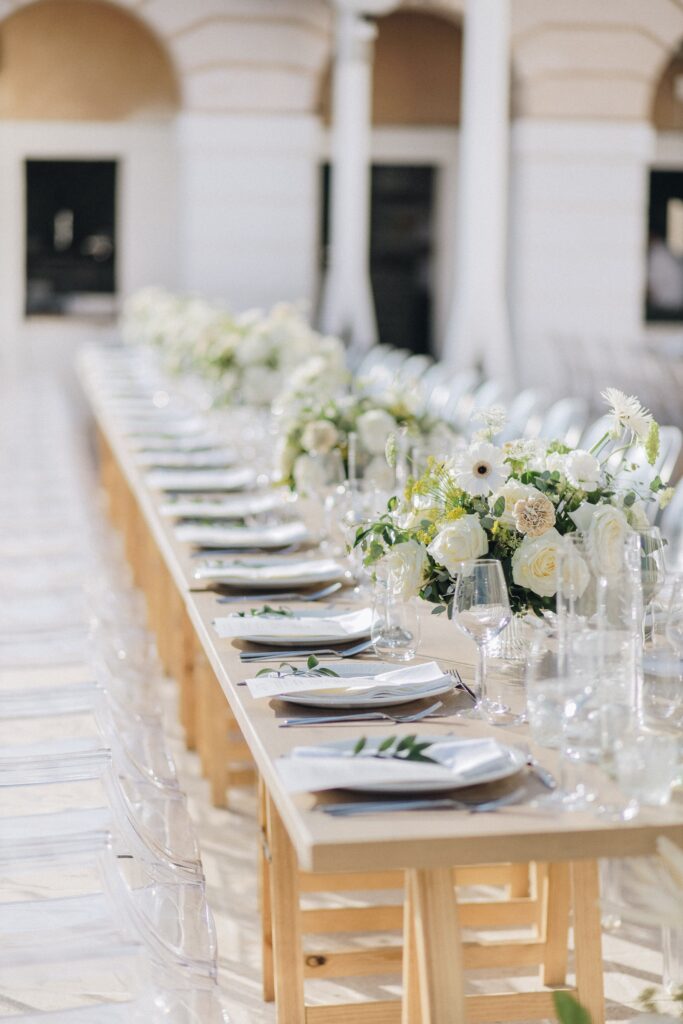 Hvar Fortress Wedding Decor