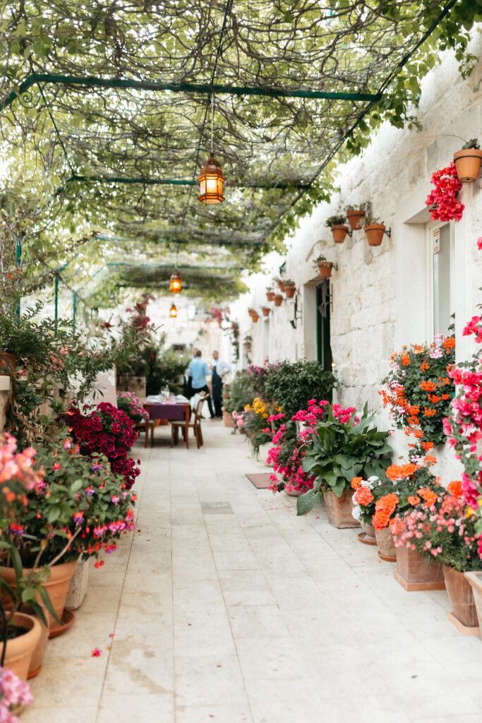 Rustic charm meets Mediterranean beauty: pampas grass, terracotta hues, and dried florals set the perfect boho vibe.