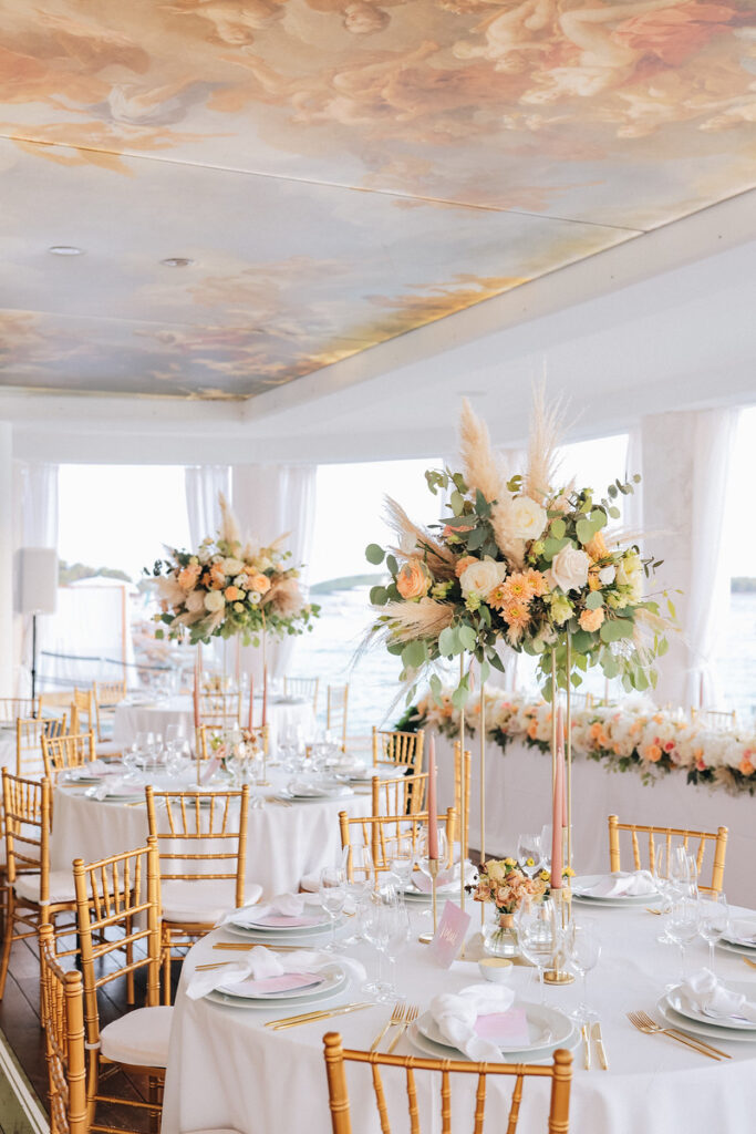 Beach Club Hvar Wedding Decor