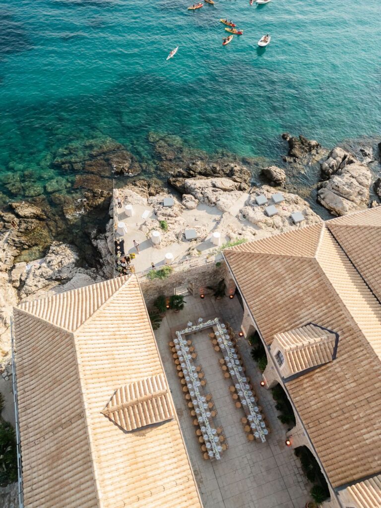 Historic Stone Arches of Lazareti Dubrovnik – A view of the iconic stone arches at Lazareti, showcasing its rich history and stunning architecture.