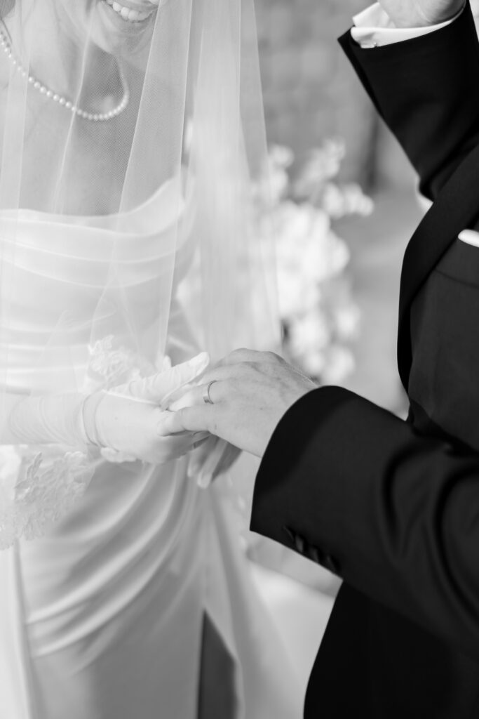 Morgan and Robbie’s three-day Dubrovnik wedding with a Hilton welcome dinner, Banje Beach party, and St. Lawrence Fortress ceremony, featuring signature cocktails, vintage bells, drummers, and a lively French band.