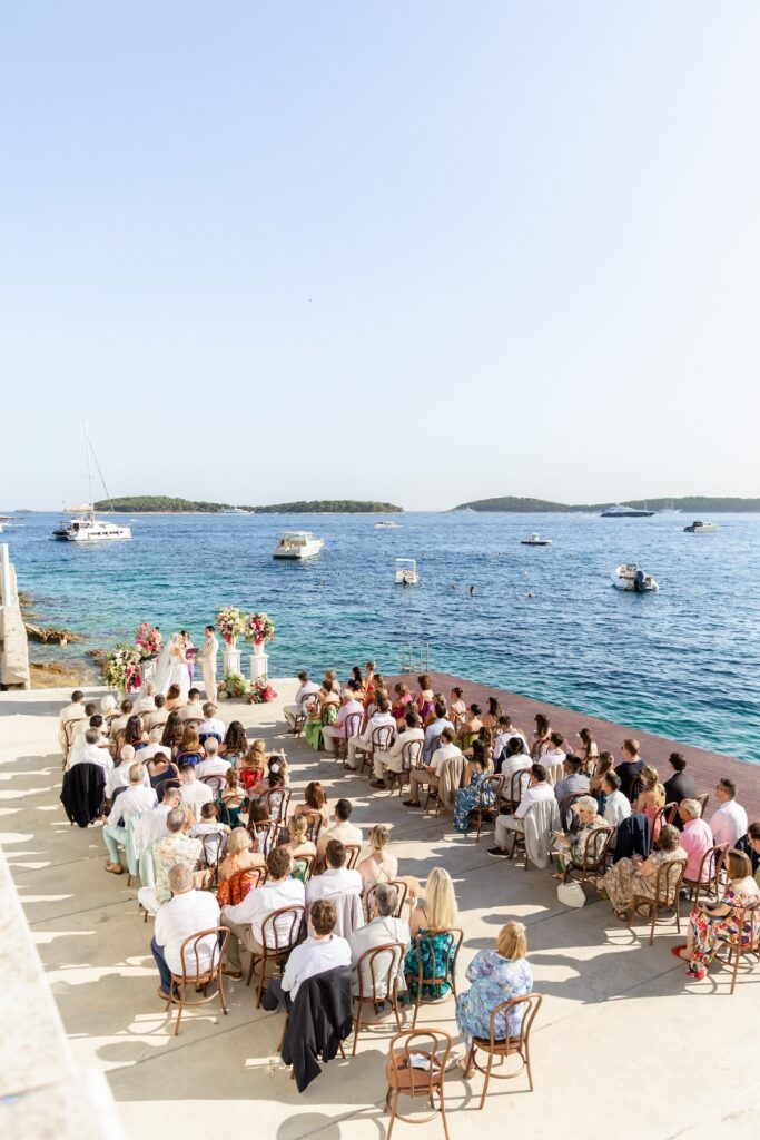 Wedding Ceremony Beach Club Hvar