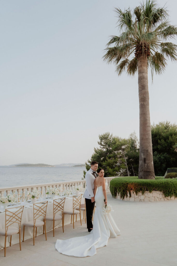 Wedding Reception at Korta Katarina in Orebic near Dubrovnik