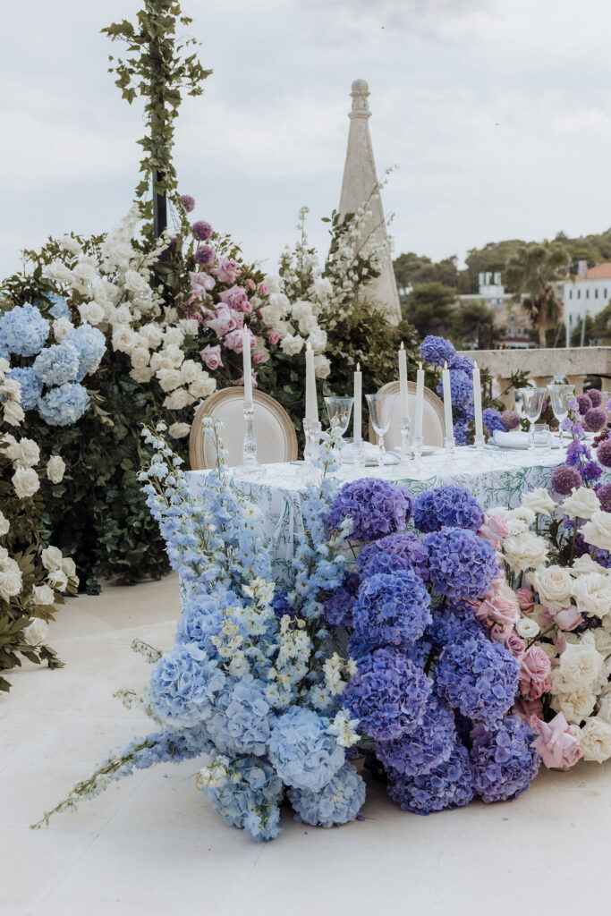 Palace Elisabeth Luxury Wedding Venue Hvar Croatia Decor Set up