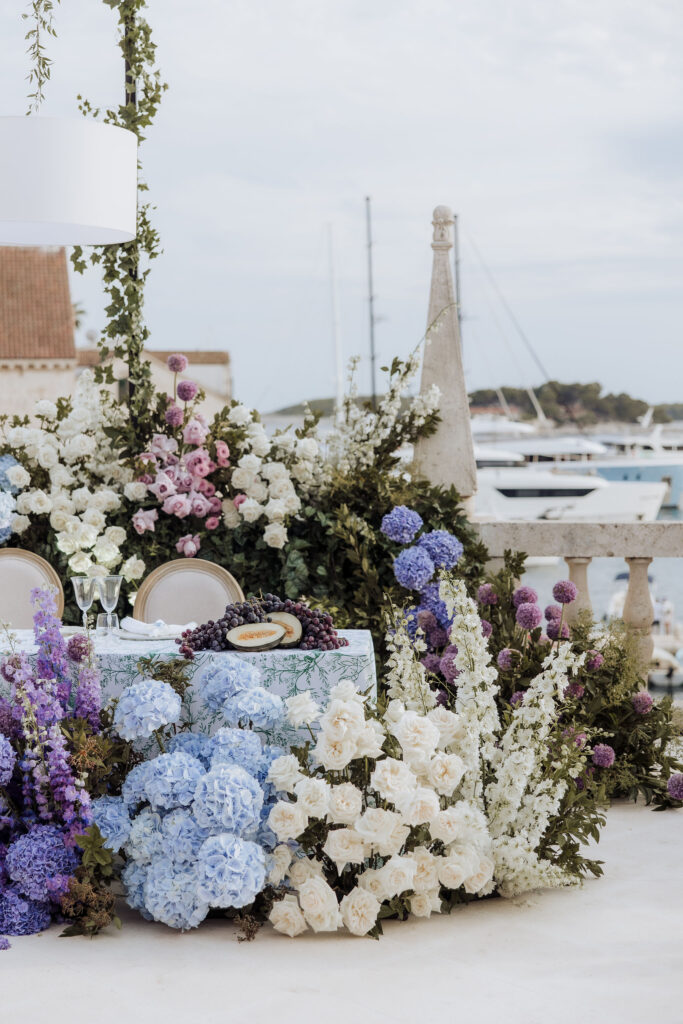 Palace Elisabeth Luxury Wedding Venue Hvar Croatia Decor Set up