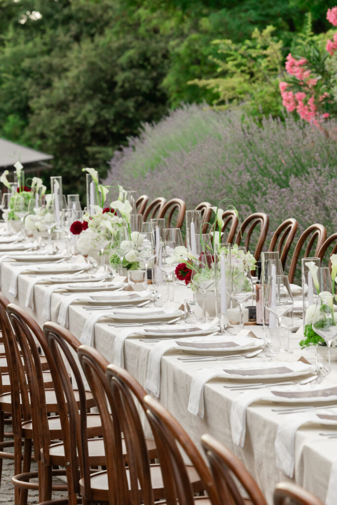 San Canzian Istria wedding Allie & Connor long table