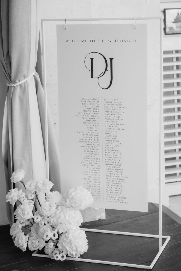 Beach Club Hvar wedding special details for Danielle & Jonah