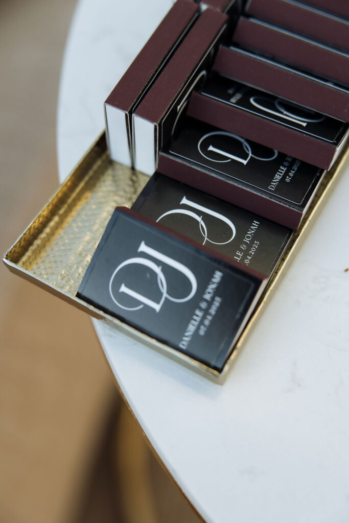 Beach Club Hvar wedding special details for Danielle & Jonah