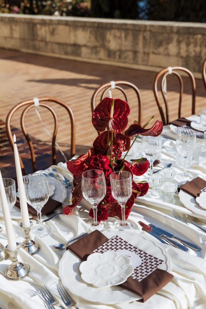 Details at MOMA venue for Julia & Jacob wedding in Dubrovnik