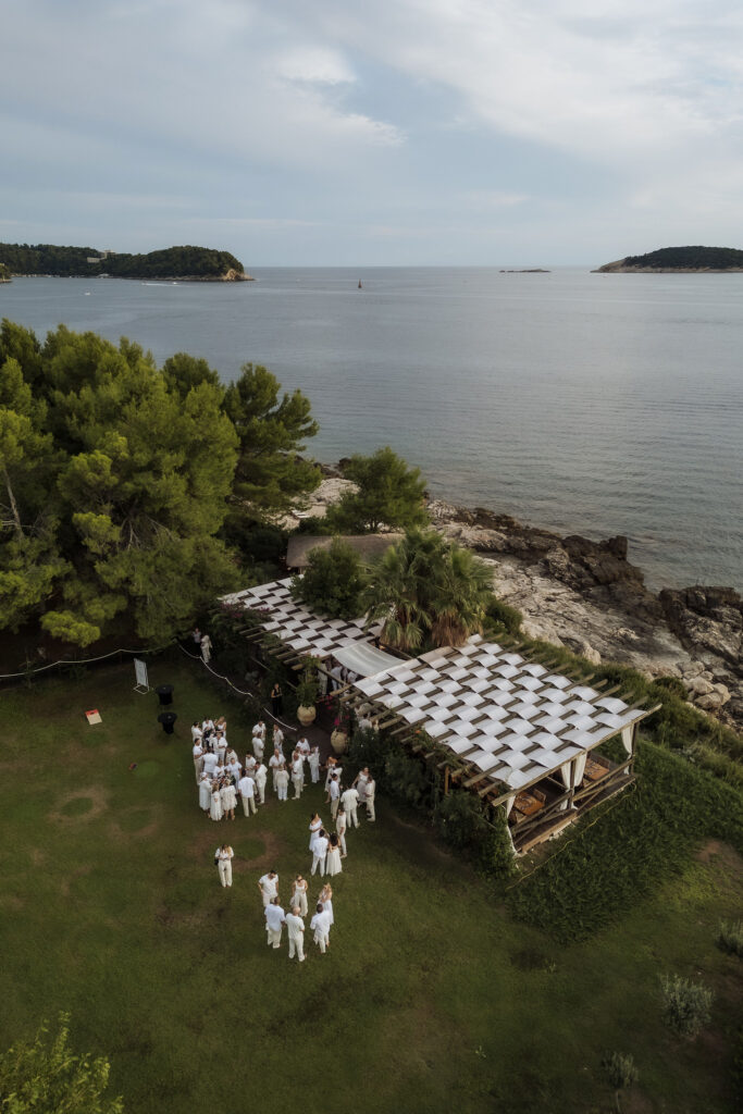 Beautiful setting on St Pietro island