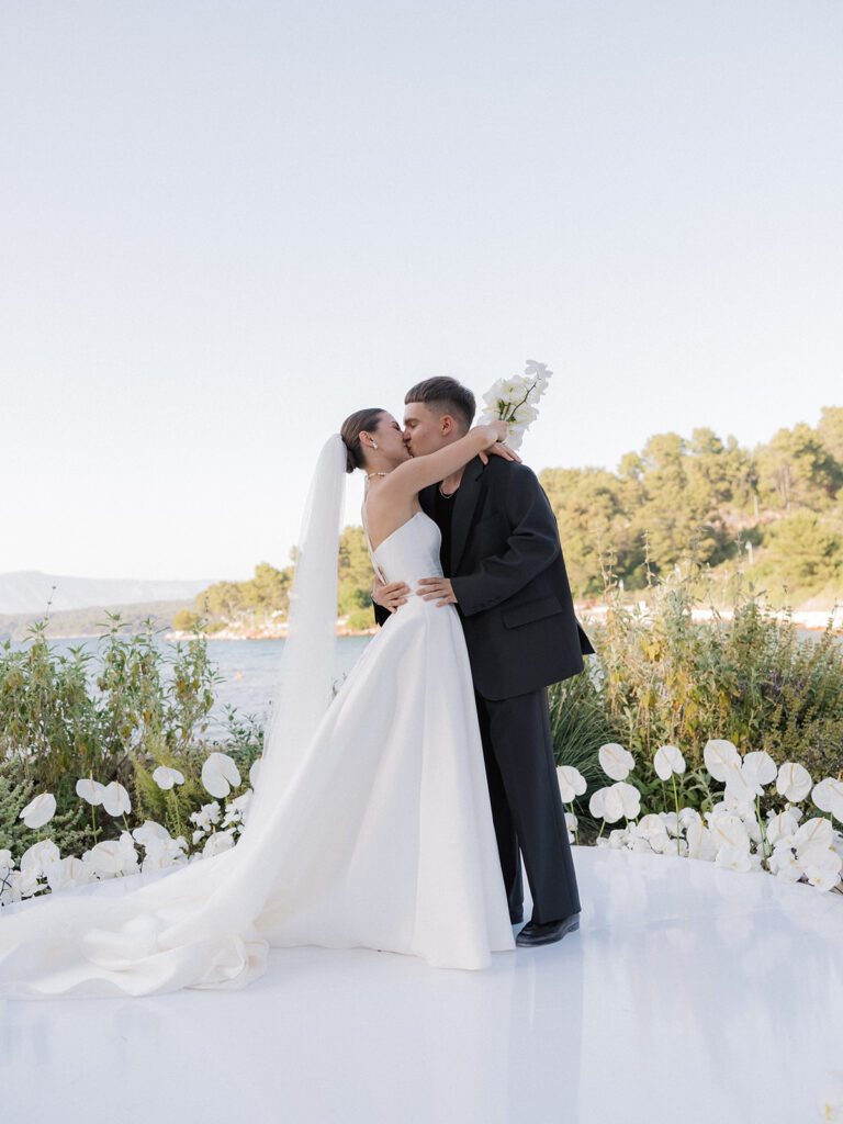 Wedding Ceremony at Maslina Resort Beach in Stari Grad, Hvar